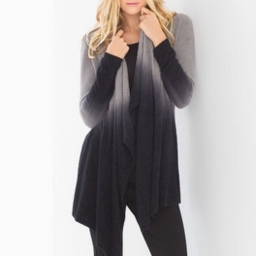 #32 - Barefoot Dreams -  EUC - Black & Gray ombré effect - soft and cozy